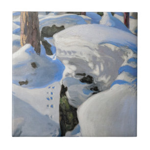 Akseli Gallen-Kallela - Lair of the Lynx タイル