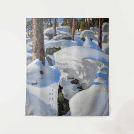 Akseli Gallen-Kallela - Lair of the Lynx タペストリー (正面)