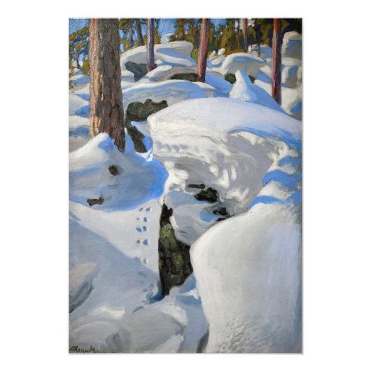 Akseli Gallen-Kallela - Lair of the Lynx フォトプリント (正面)