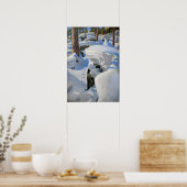 Akseli Gallen-Kallela - Lair of the Lynx ポスター (キッチン)