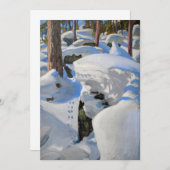 Akseli Gallen-Kallela - Lair of the Lynx 招待状 (正面/裏面)