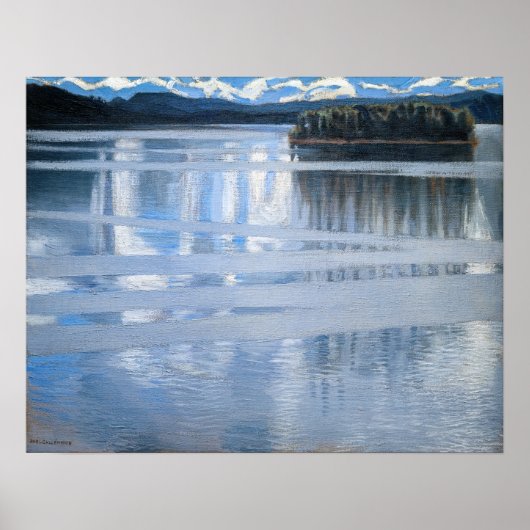 Akseli Gallen-Kallela - Lake Keitele ポスター (正面)