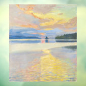 Akseli Gallen-Kallela - Sunset over Lake Ruovesi ウィンドウサイン (シート3)