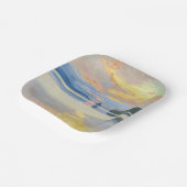 Akseli Gallen-Kallela - Sunset over Lake Ruovesi ペーパープレート (傾斜あり)