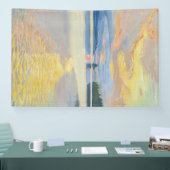 Akseli Gallen-Kallela - Sunset over Lake Ruovesi 横断幕 (トレードショー)