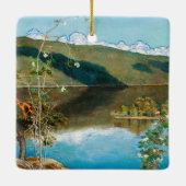 Akseli Gallen-Kallela - Thunderclouds on Horizon セラミックオーナメント (裏面)