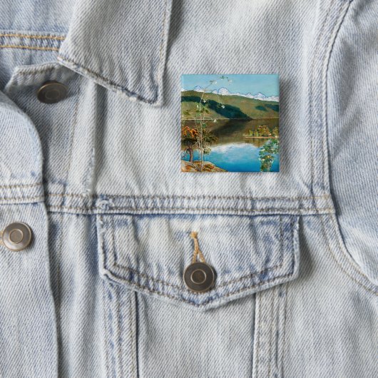 Akseli Gallen-Kallela - Thunderclouds on Horizon 缶バッジ (インサイチュ)