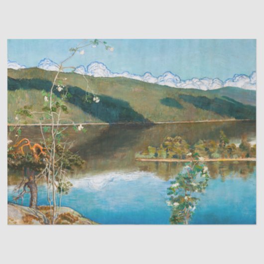 Akseli Gallen-Kallela - Thunderclouds on Horizon 薄葉紙 (正面)