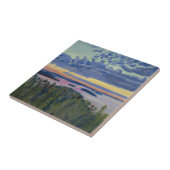 Akseli Gallen-Kallela - View over a Lake at Sunset タイル (側面)