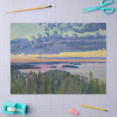 Akseli Gallen-Kallela - View over a Lake at Sunset 薄葉紙 (クラフト)