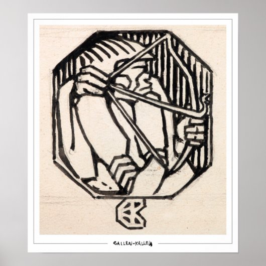 Akseli Gallen-Kallela Zeding Art Poster #226 ポスター (正面)