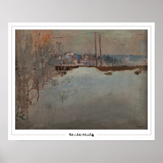 Akseli Gallen-Kallela Zeding Art Poster #354 ポスター (正面)