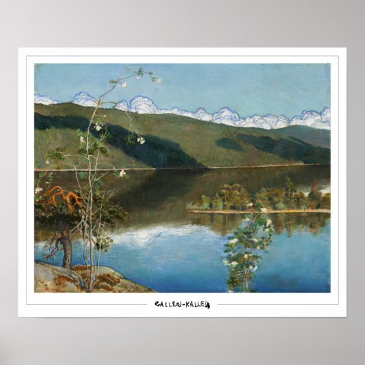 Akseli Gallen-Kallela Zeding Art Poster #384 ポスター (正面)