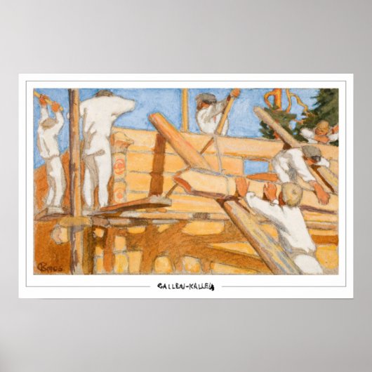 Akseli Gallen-Kallela Zeding Art Poster #417 ポスター (正面)