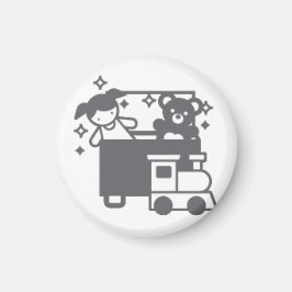 Aktivitäten Button Hausarbeit Spielzeug aufräumen マグネット