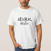 Akumal Mexicoデザイン – メンズバリューTシャツ Tシャツ (正面)