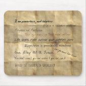 Alそのうちのスローガンのやる気を起こさせるなマウスパッド マウスパッド (正面)