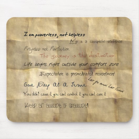 Alそのうちのスローガンのやる気を起こさせるなマウスパッド マウスパッド (正面)