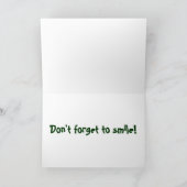 ALのおもしろいなワニのバースデー・カード カード (内部)