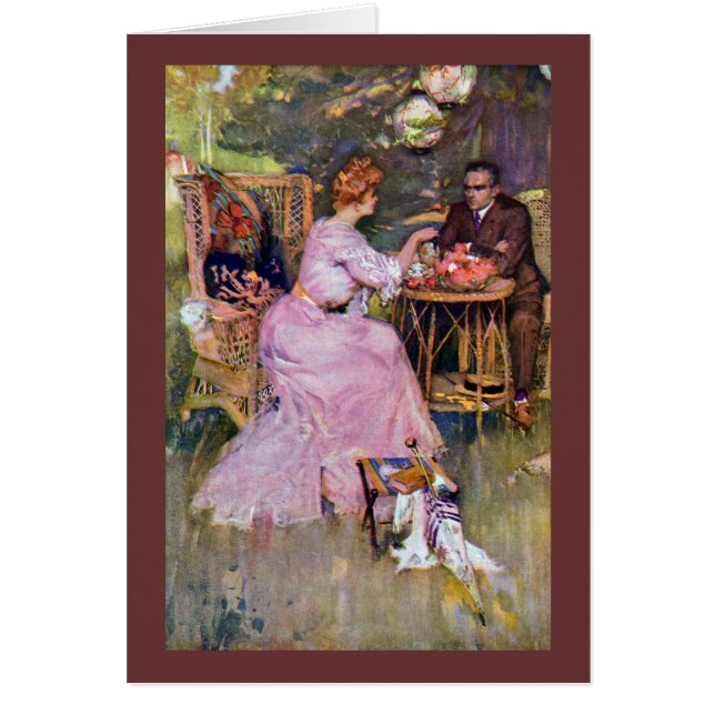 Alのフレスコ画を食事するカップル (正面)