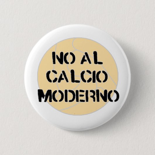 Alのcalcioのmodernoボタンのバッジ無し 缶バッジ (正面)