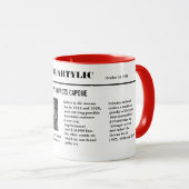 AlのCaponeによって有罪と決定されるマグ マグカップ (正面右)