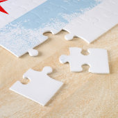 AlのCaponeシカゴの旗 ジグソーパズル (側面)