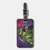 Alリオによる外国犬モンスターの戦士 ラゲッジタグ (正面縦)