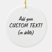 Alリオによる銃そして弾丸が付いているゴシック様式スカル セラミックオーナメント (裏面)