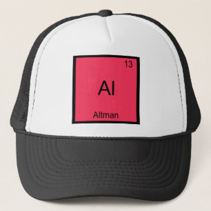 Al - アルトマン おもしろ 化学 元素記号 Tシャツ キャップ