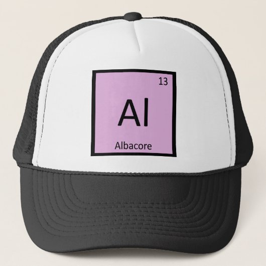 Al - ビンナガマグロ 化学元素記号表 シンボル キャップ (正面)