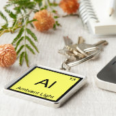 Al - 環境光 楽しい化学元素記号 キーホルダー (側面)