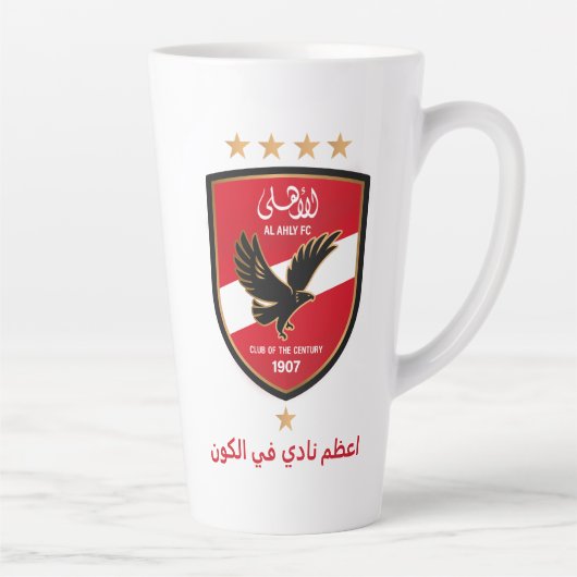 Al Ahly SC Egyptian Football Team Alahly Fans カフェラテマグ (右)
