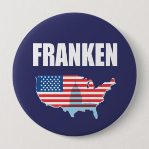 AL FRANKENの選挙のギア 缶バッジ