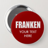 AL FRANKENの選挙のギア 缶バッジ (正面&裏面)