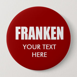 AL FRANKENの選挙のギア 缶バッジ