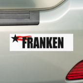 AL FRANKEN バンパーステッカー (車上)