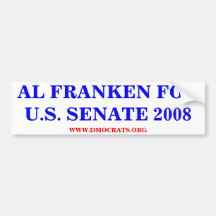 AL FRANKEN FOR US JOURNEY 2008シール バンパーステッカー