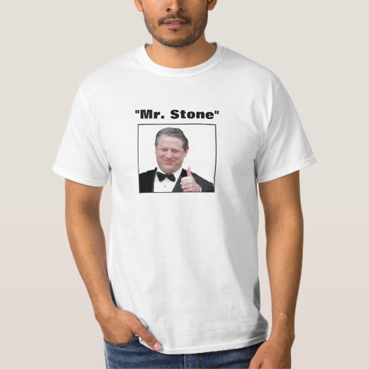 Al Gore: "Stone氏" Tシャツ (正面)