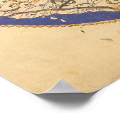 Al-Idrisi's World Map ポスター (角)