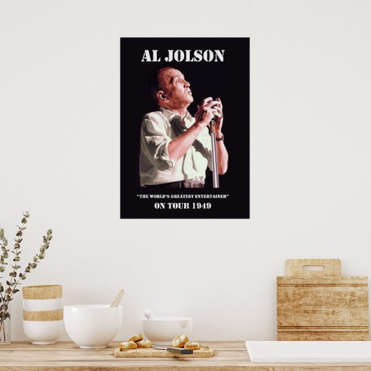 Al Jolson on Tour Poster ポスター (キッチン)
