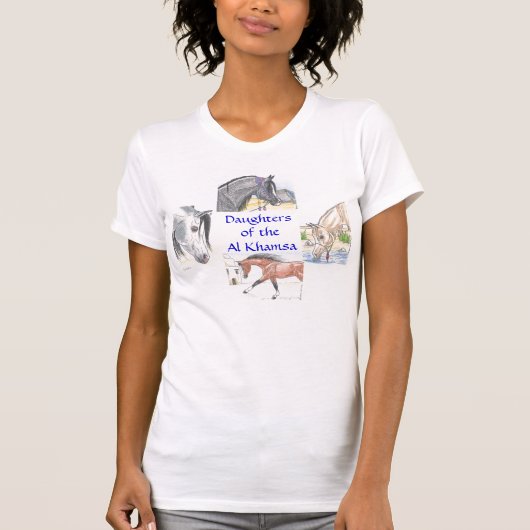 Al Khamsaの娘 Tシャツ (正面)