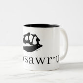 Al O Sawr私達スカルの第一のマグ ツートーンマグカップ (正面右)