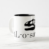 Al O Sawr私達スカルの第一のマグ ツートーンマグカップ (正面左)