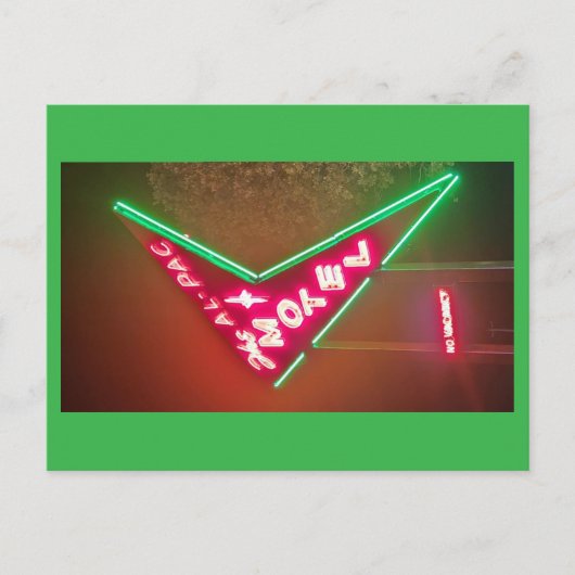 Al-Pac Motel Neon Park St. Robert, MO シーズンポストカード (正面)