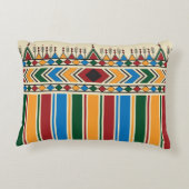 Al-Qatt Al-Asiri幾何学的パタインスパイアーン。 アクセントクッション (裏面)