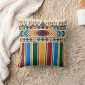 Al-Qatt Al-Asiri幾何学的パタインスパイアーン。 クッション (ブランケット)