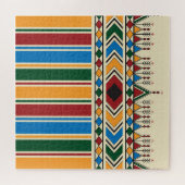 Al-Qatt Al-Asiri幾何学的パタインスパイアーン。 ジグソーパズル (横)