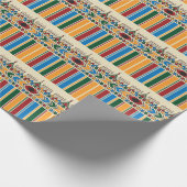 Al-Qatt Al-Asiri幾何学的パタインスパイアーン。 ラッピングペーパー (角)