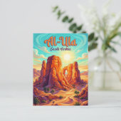 Al-Ula Old Town Saudi Arabia ポストカード (スタンド正面)